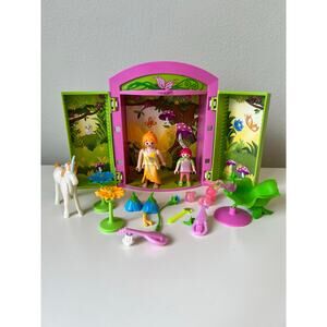 Playmobil Fairy Garden Play Box (Set 5661) Fairies Unicorn Figure Accessories
